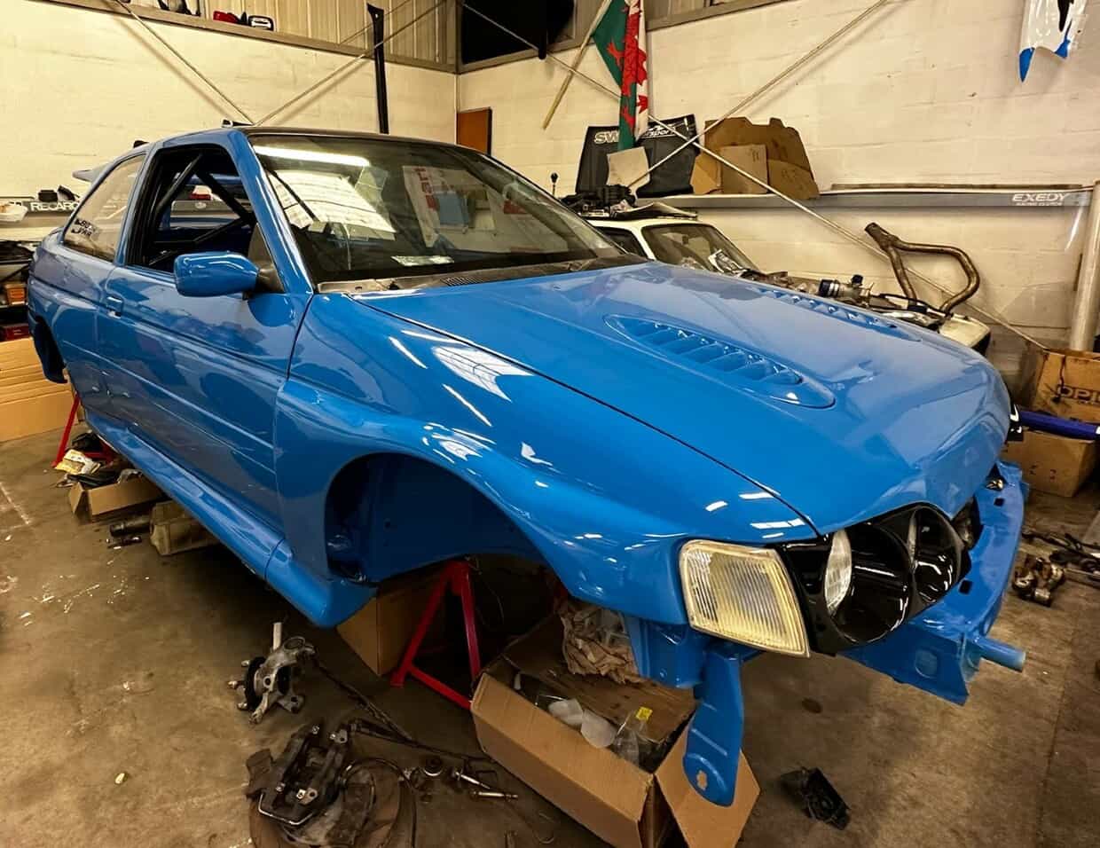 Morrett headlights installed